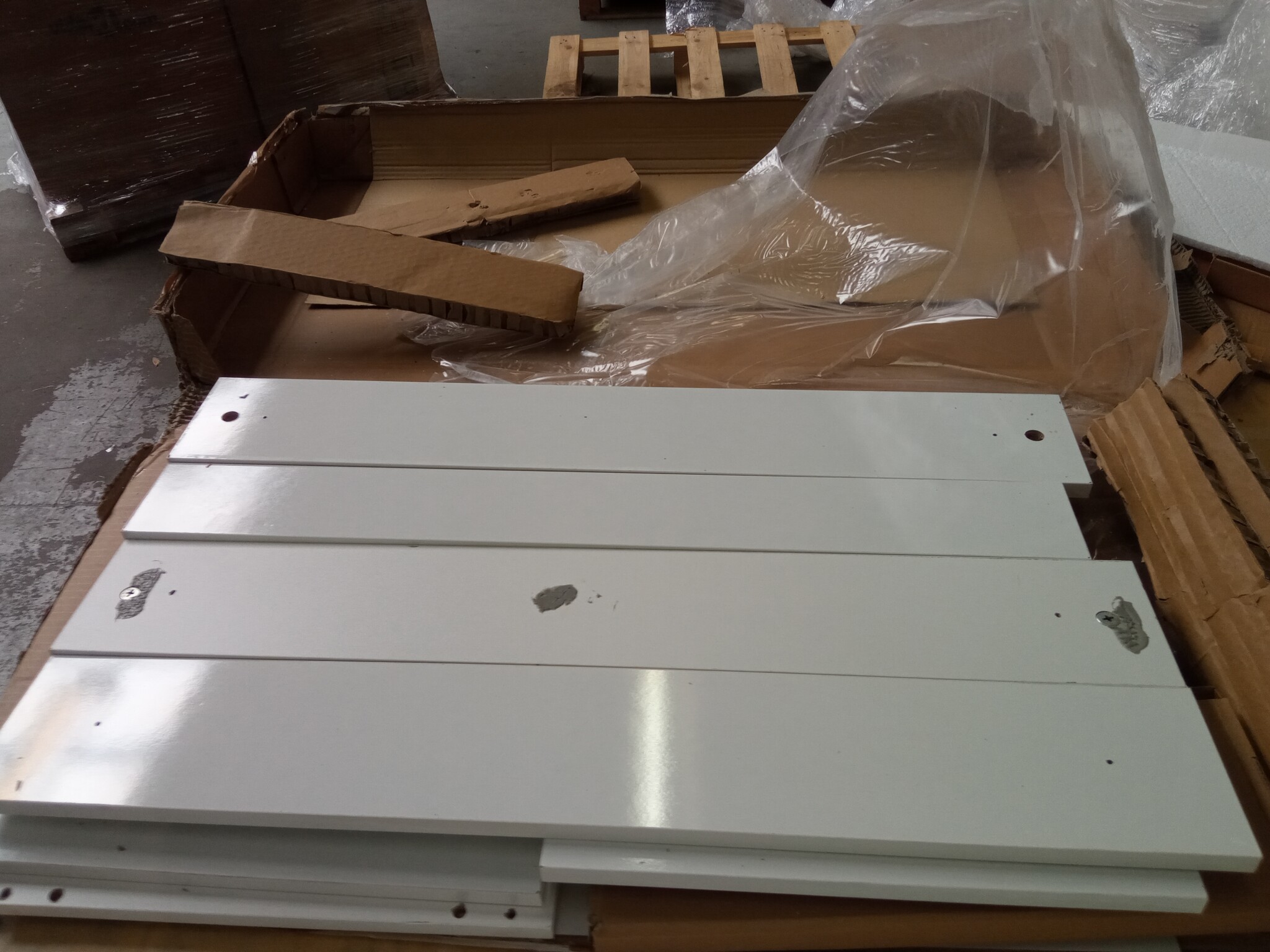 vidaXL Wastafelkast Hoogglans Wit - 74% Korting!