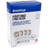 Nilfisk Select Stofzuigerzakken - 4 St. - 54% Korting