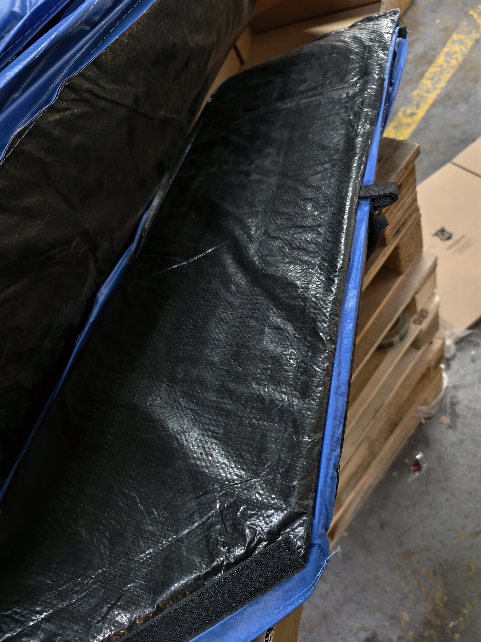 Trampoline Rand Blauw 180x270cm - 12mm Dik - 68% Korting!