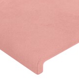 vidaXL Hoofdbord Fluweel Roze 90x5x78/88 cm - 56% Korting!