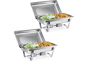 Wilprep Bain-marie Set 2x9L RVS - 34% Korting!
