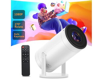 Weelikeit 4K Mini Projector met Luidspreker - 34% Korting!