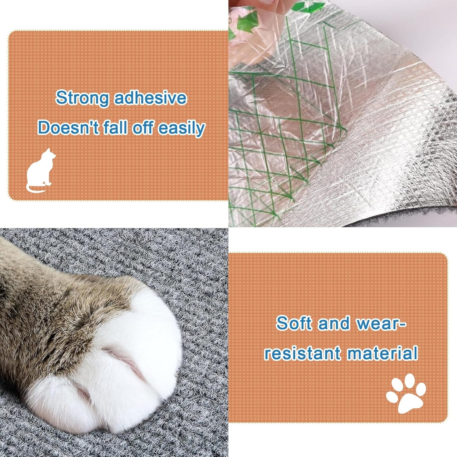 Kattenkrabmat Lichtgrijs (98") - 40% Korting!