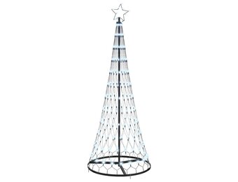 VidaXL LED Kerstboom Koudwit 184.5 cm - 51% Korting!