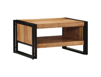 VidaXL Salontafel Acaciahout & IJzer - 70x50x38 cm (35% korting)