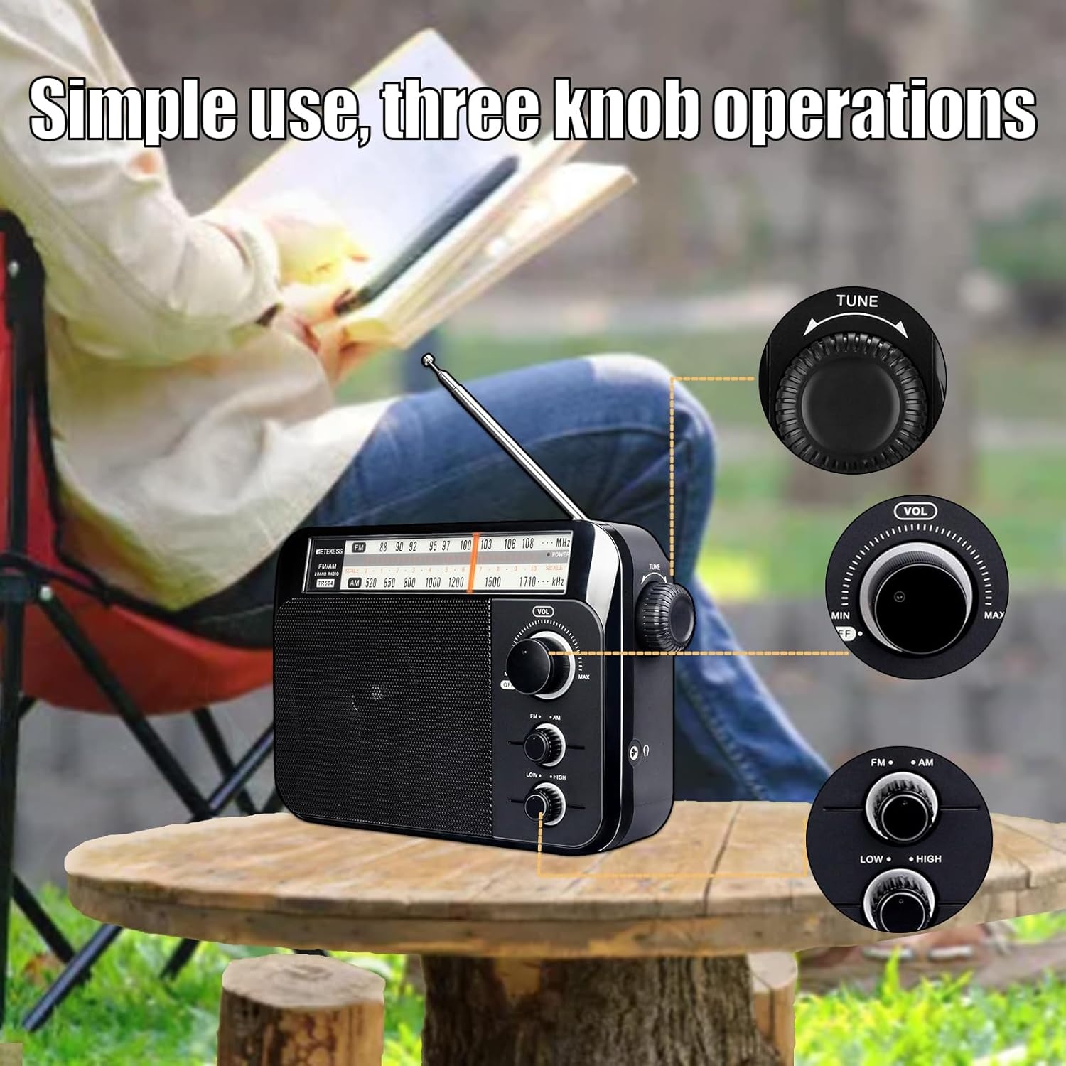 Retekess TR604 FM/AM Radio - 33% Korting!