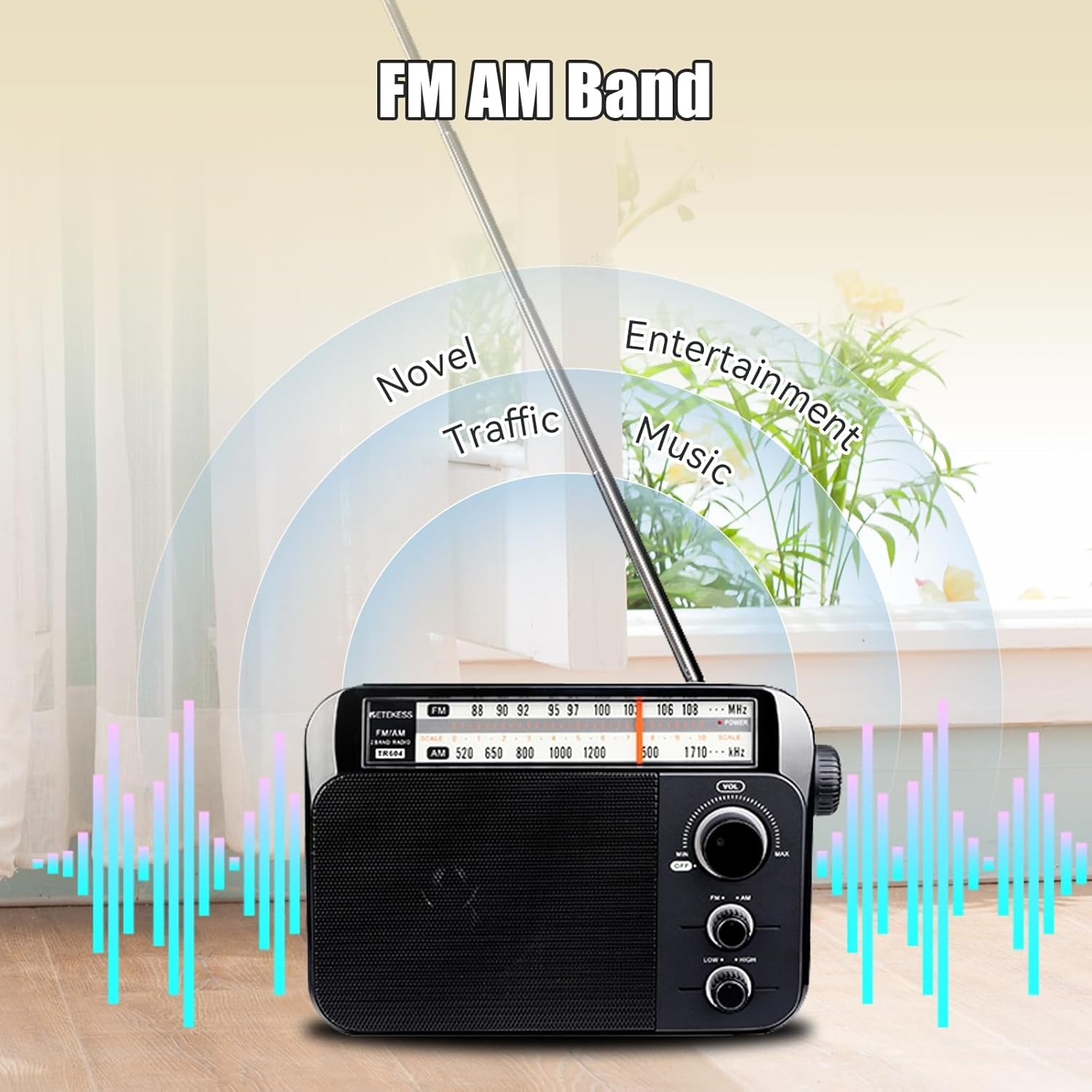 Retekess TR604 FM/AM Radio - 33% Korting!