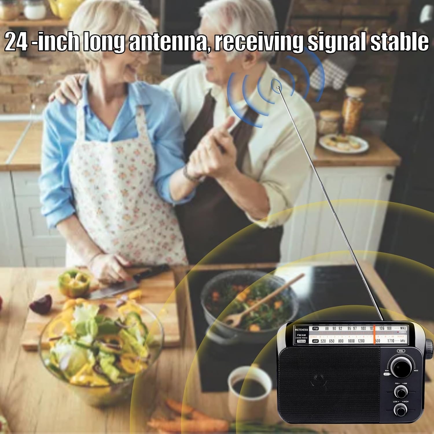 Retekess TR604 FM/AM Radio - 33% Korting!