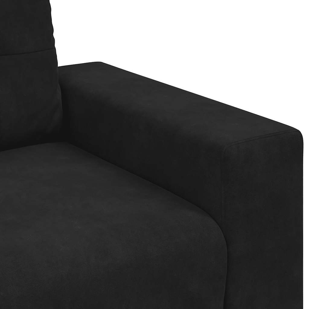 VidaXL Loveseat Bank 120 cm Zwart Fluweel - 35% Korting!
