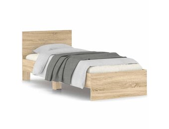 vidaXL Bedframe met Hoofdbord (90x200cm) - 34% Korting!