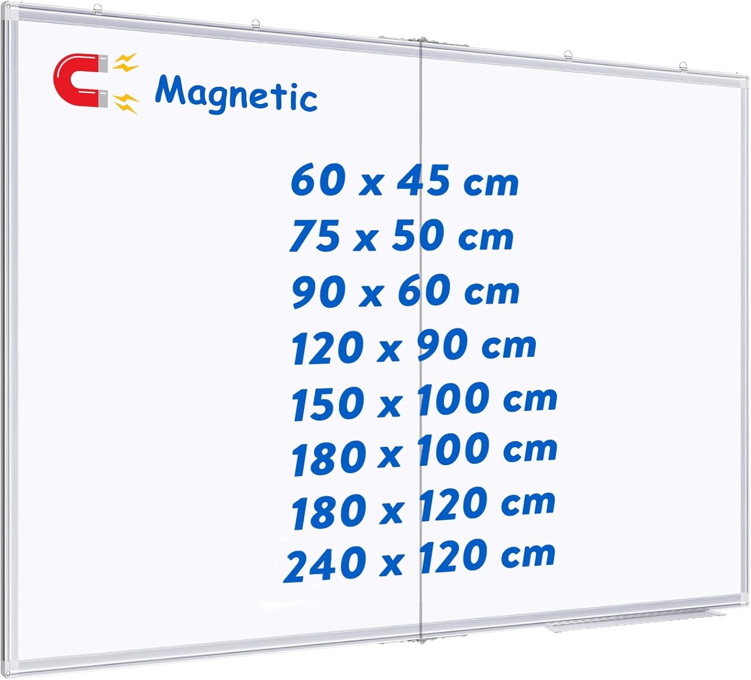 Maxtek Whiteboard 180x120cm - Dubbelzijdig & Magnetisch - 30% Korting!