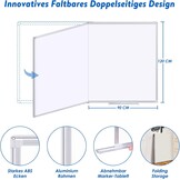 Maxtek Whiteboard 180x120cm - Dubbelzijdig & Magnetisch - 30% Korting!