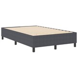 vidaXL Boxspring Bed Donkergrijs 120x200 cm - 75% Korting!
