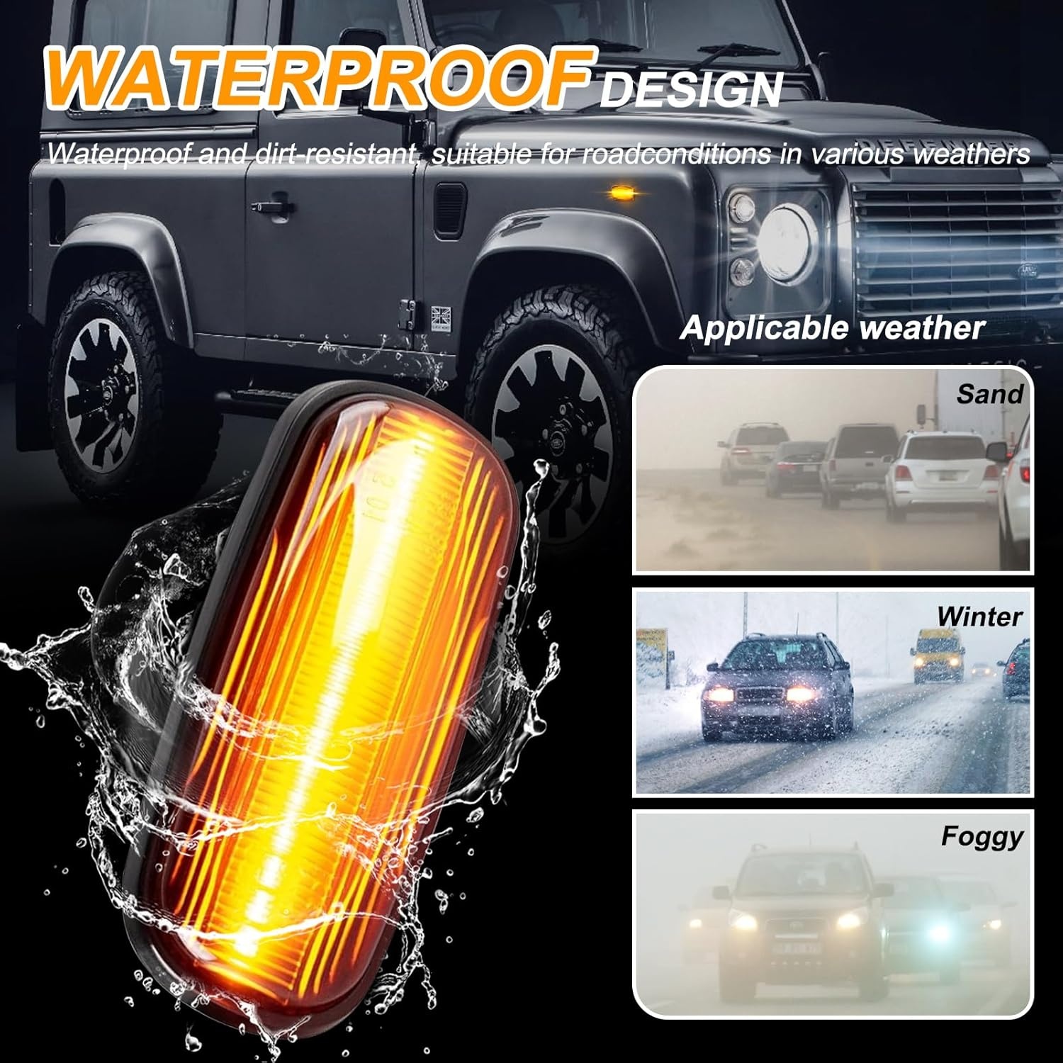 Dynamische LED Zijknipperlichten Land Rover: 46% Korting!