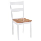 vidaXL Eetkamerstoelen Rubberwood (4 stuks) - 52% Korting!