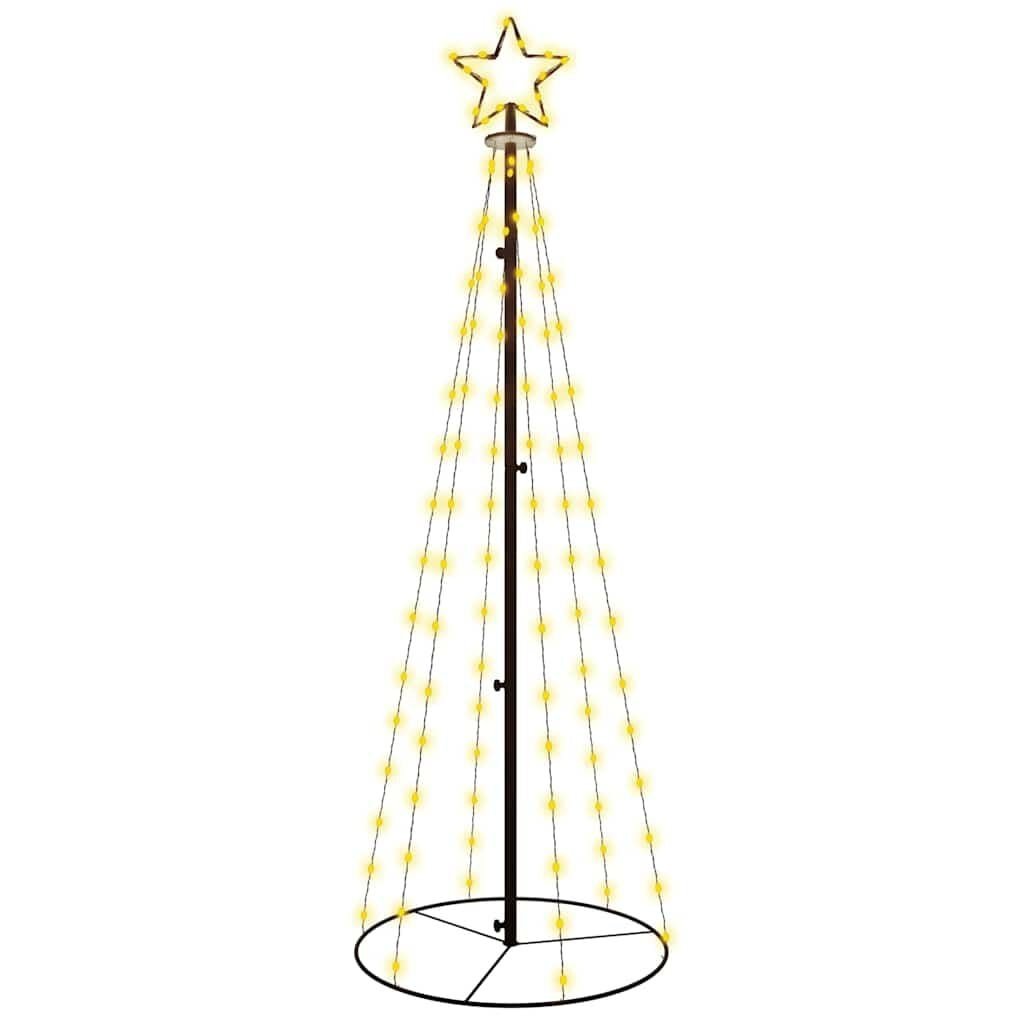 VidaXL Kegelkerstboom 108 LED's Warmwit 70x180cm (46% Korting)