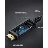 8K DisplayPort 1.4 naar HDMI 2.1 Kabel - 43% Korting
