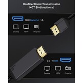 8K DisplayPort 1.4 naar HDMI 2.1 Kabel - 43% Korting