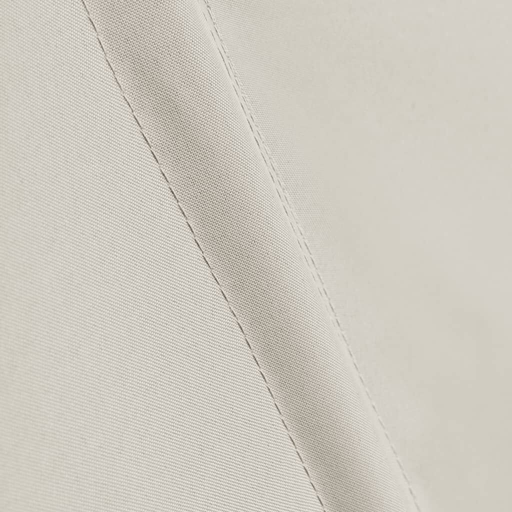 vidaXL Balkonscherm Inklapbaar Crème 140x140 cm - 55% Korting!