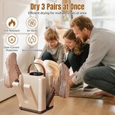 Elektrische Schoenendroger 33% Korting - 4 Timers, 6 Armen