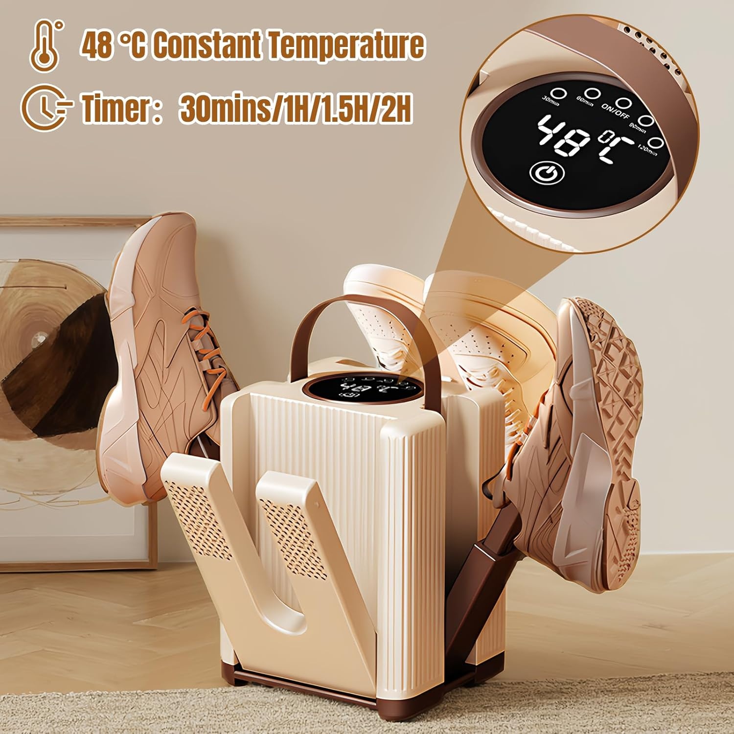 Elektrische Schoenendroger 33% Korting - 4 Timers, 6 Armen