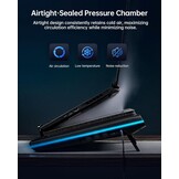 Llano Laptop Koelpad V12 Ultra Zwart - 35% Korting!