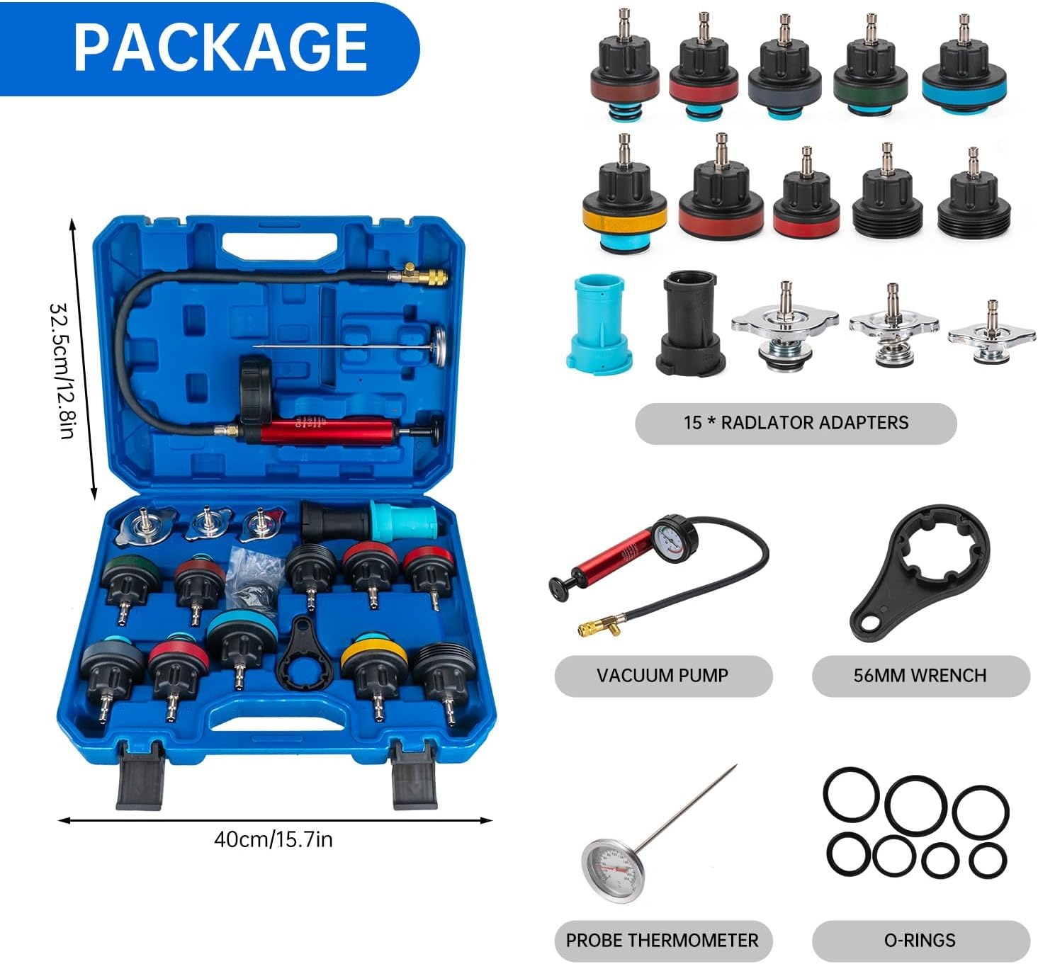 Koelsysteem Druktest Set 19-Delig (34% Korting)