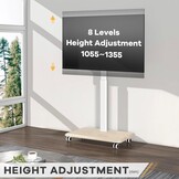 TVON TV-meubel Wit: Verrijdbaar & In hoogte verstelbaar (-34%)