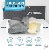 GLÜCKSTOFF Memory Foam Kussen - 34% Korting