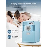 FOHERE 15L Mini Koelkast (Blauw) - Koelen & Verwarmen - 29% Korting