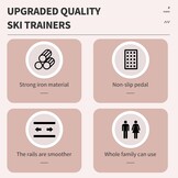 2-in-1 Beentrainer & Skimachine - 48% Korting!