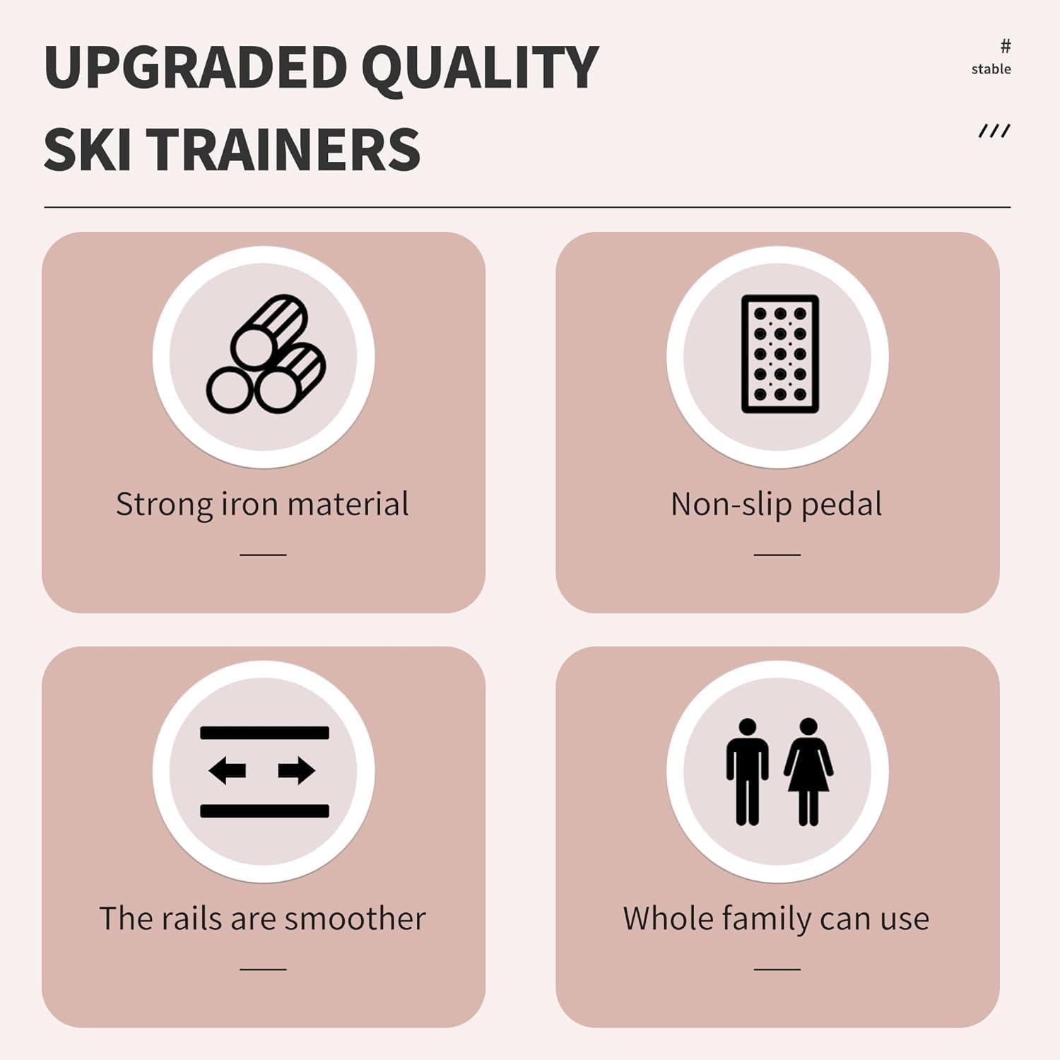 2-in-1 Beentrainer & Skimachine - 48% Korting!