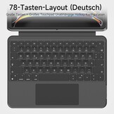 Hoes met afneembaar toetsenbord voor iPad Pro 11 (M4 2024) - Zwart (29% korting)