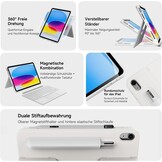 HOU iPad 10e Gen Hoes met Afneembaar Toetsenbord & Penhouder - 29% Korting!