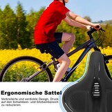 Brede Fietszadel Zwart: Comfortabel & Waterdicht (33% Korting!)