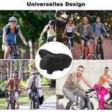 Brede Fietszadel Zwart: Comfortabel & Waterdicht (33% Korting!)