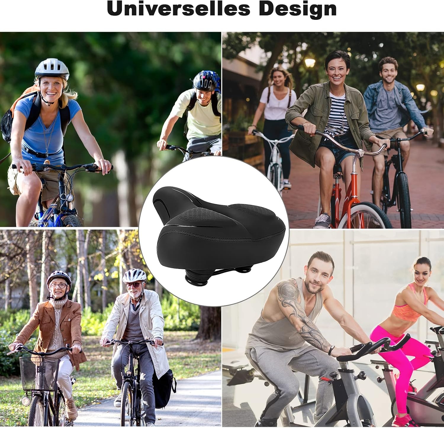 Brede Fietszadel Zwart: Comfortabel & Waterdicht (33% Korting!)