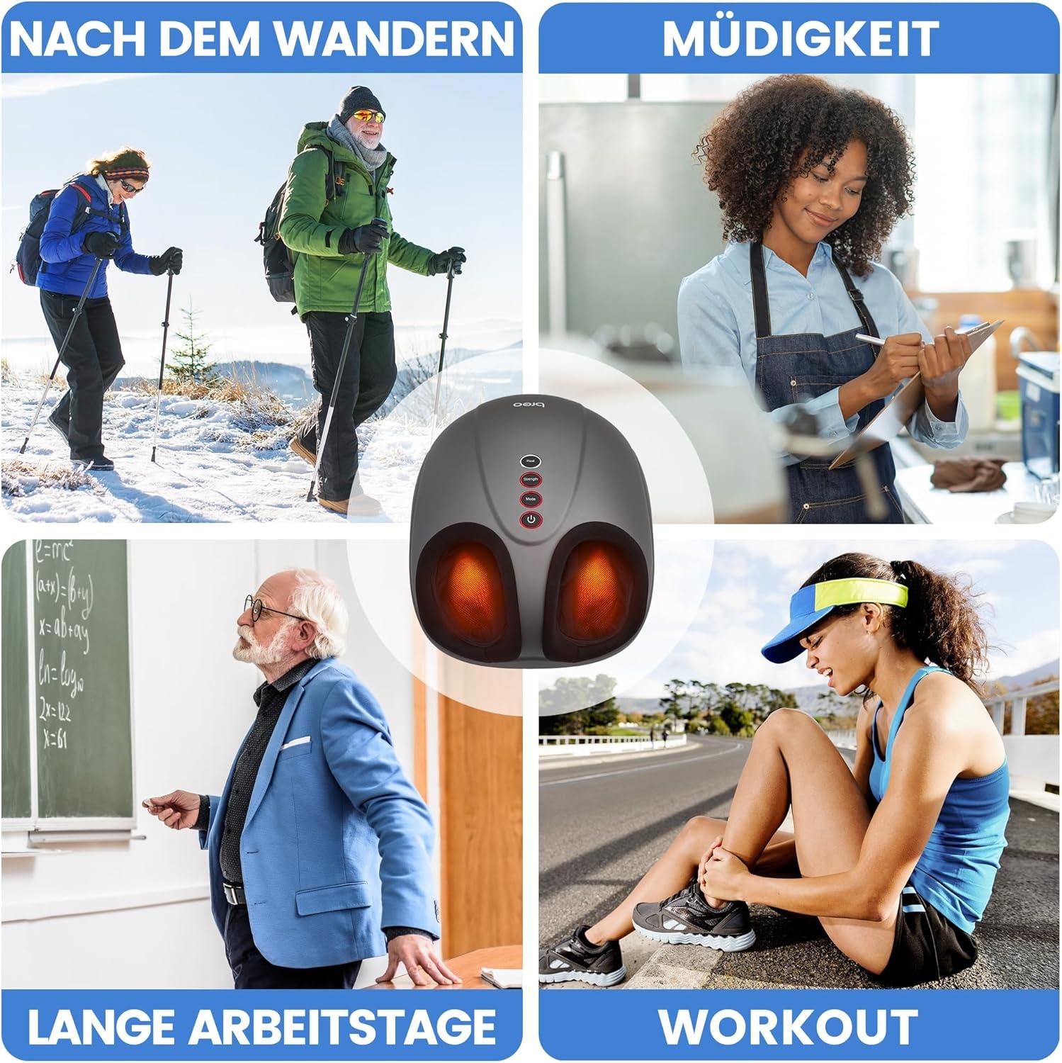 Breo Elektrisch Voetmassageapparaat met Warmte | -34%