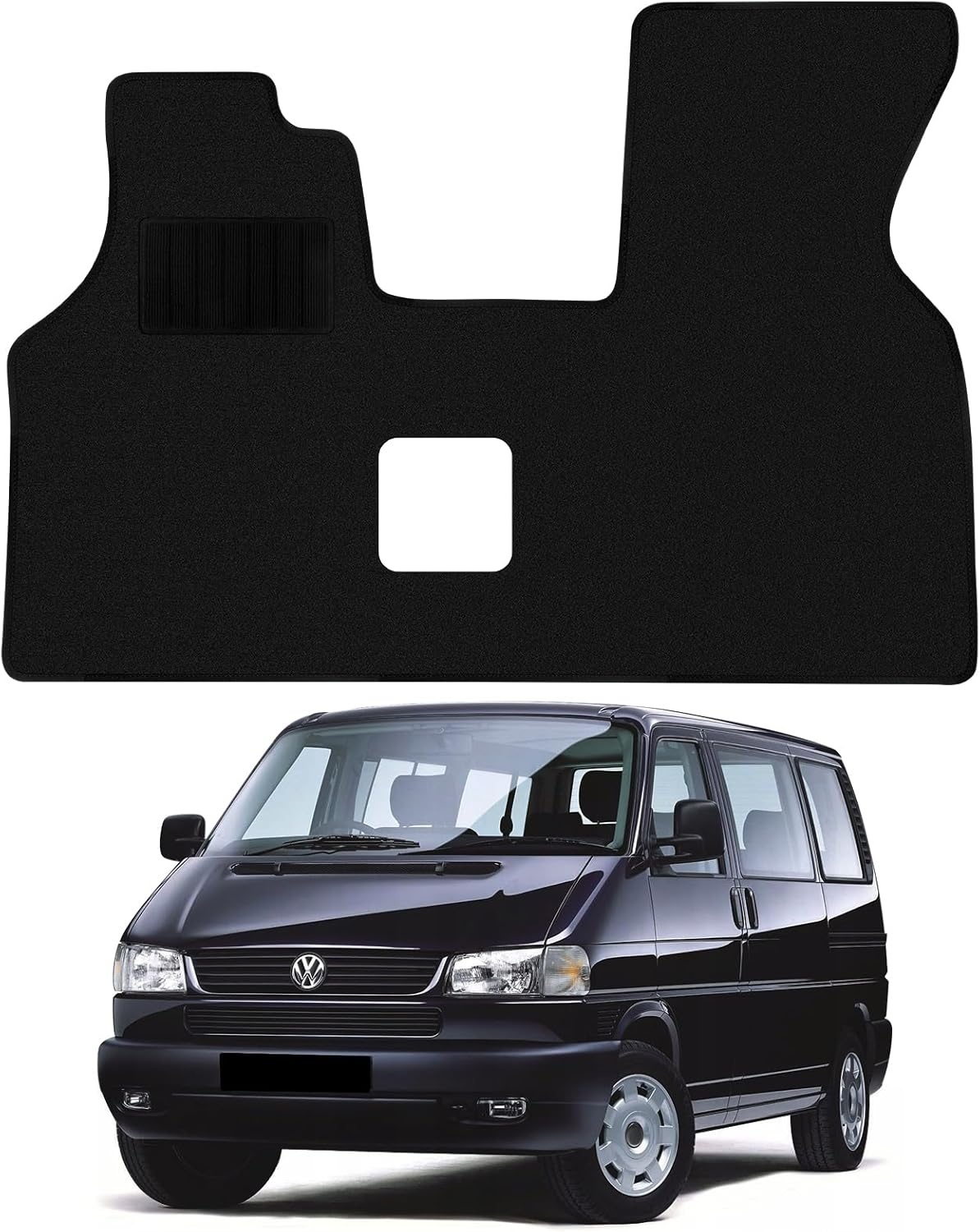 Auto vloermattens set vervanging voor FIAT Ducato/Peugeot Boxer/Citroen Jumper 2006-2024, Premium vloermat vooraan Classic Zwart Auto tapijten Passvorm