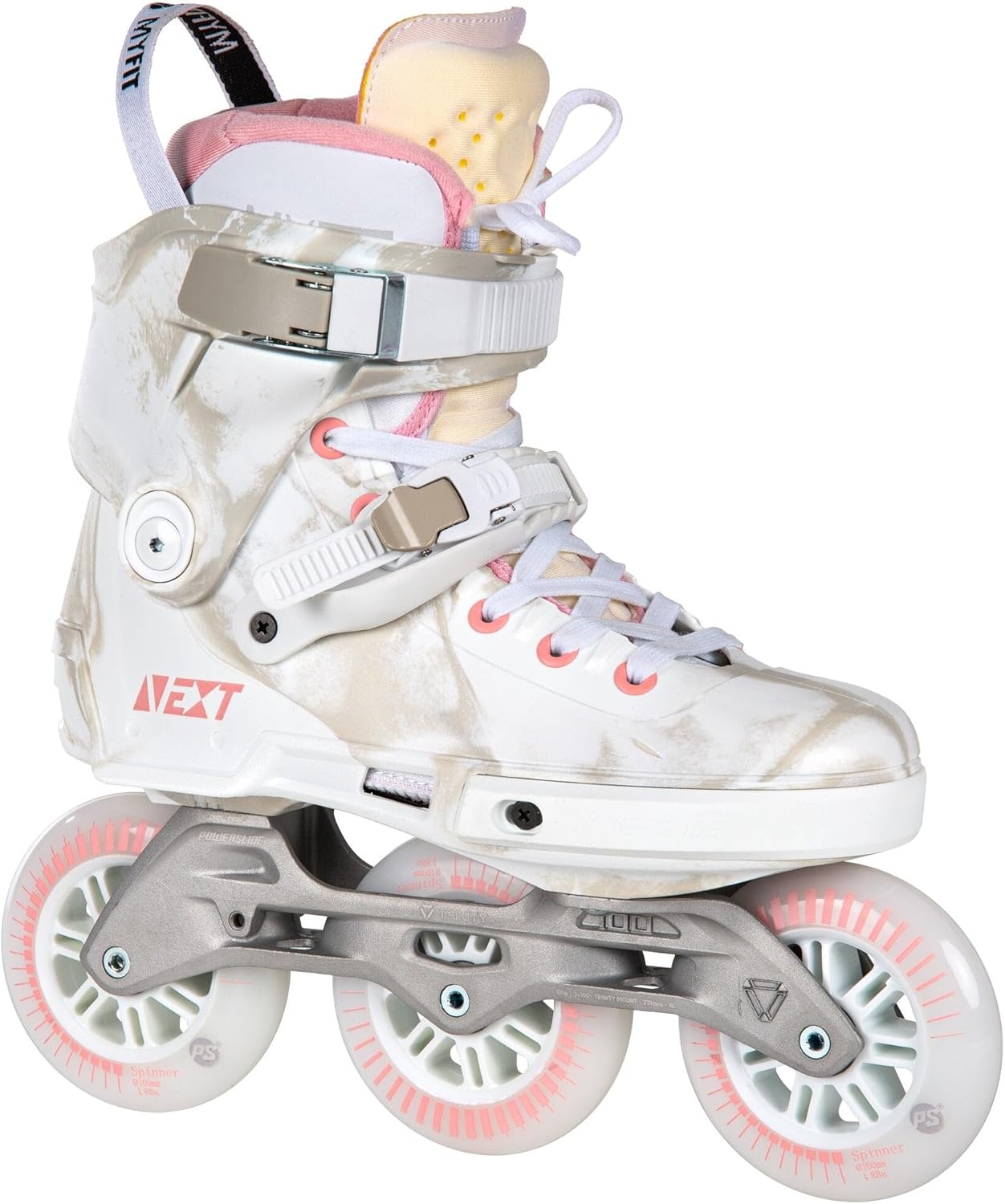 POWERSLIDE NEXT 100 Inline Skate 2023 marmer roze, 40-41