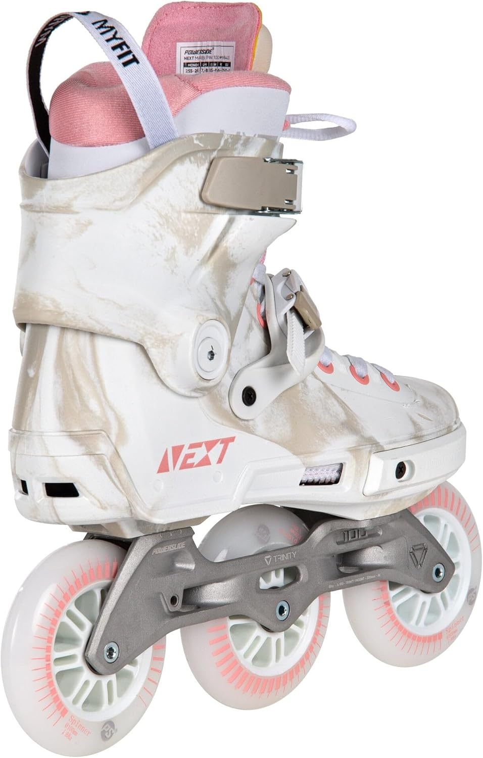 POWERSLIDE NEXT 100 Inline Skate 2023 marmer roze, 40-41
