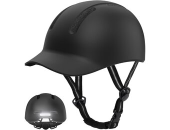 KINGLEAD Urban Fietscasco voor dames en heren, stijlvol en verstelbaar voor fietsen en stad