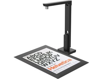 CZUR Lens 1200 Pro Draagbare documentenscanner A4, 12 MP scancamera, OCR-herkenningsvermogen, compatibel met MacOS Windows, voor online onderwijs en videoconferenties