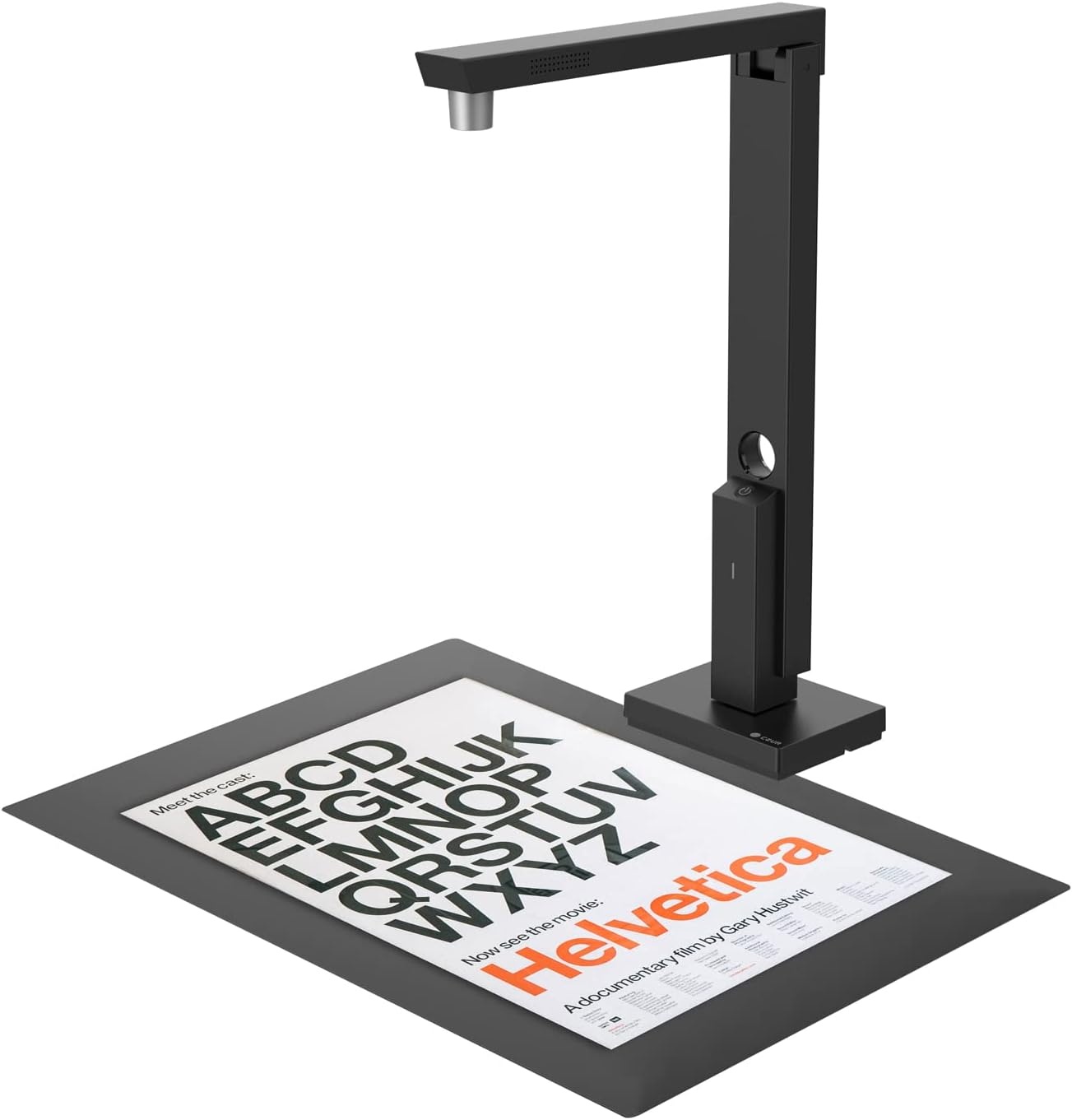 CZUR Lens 1200 Pro Draagbare documentenscanner A4, 12 MP scancamera, OCR-herkenningsvermogen, compatibel met MacOS Windows, voor online onderwijs en videoconferenties