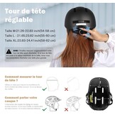 KINGLEAD Urban Fietscasco voor dames en heren, stijlvol en verstelbaar voor fietsen en stad