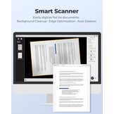 CZUR Lens 1200 Pro Draagbare documentenscanner A4, 12 MP scancamera, OCR-herkenningsvermogen, compatibel met MacOS Windows, voor online onderwijs en videoconferenties