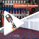AMZCNC Professionele perstang (hydraulisch) persgereedschap met persbekken, TH-contour 16-20-26-32 set persgereedschap, voor composietbuis met fittingen van TH-contour, bekkeninzetstukken