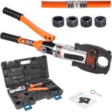 AMZCNC Professionele perstang (hydraulisch) persgereedschap met persbekken, TH-contour 16-20-26-32 set persgereedschap, voor composietbuis met fittingen van TH-contour, bekkeninzetstukken