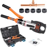 AMZCNC Professionele perstang (hydraulisch) persgereedschap met persbekken, TH-contour 16-20-26-32 set persgereedschap, voor composietbuis met fittingen van TH-contour, bekkeninzetstukken