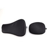 Motorradstoelen, motorrijder voorste solostoel & achterpassagierskussen Passend voor Sportster XL 48 72 1200X 1200V Iron 883 XL883 Achtundvierzig Zweiundsiebzig 1200, Zwart.